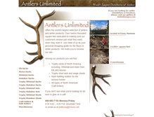 Tablet Screenshot of antlersunlimited.com